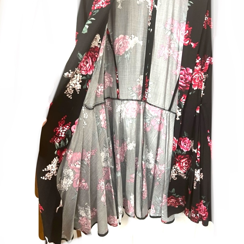 🌺TORRID Floral Fit & Flare Twill Coat🌺 - Picture 3 of 12